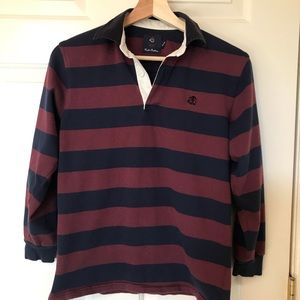 Brooks Brothers Boy’s Rugby Shirt with Logo